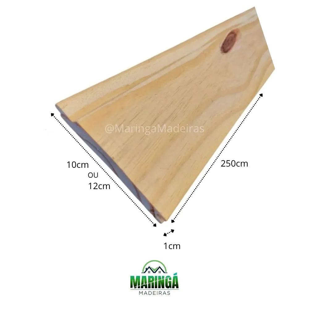Forro 1x12x250cm Pinus Natural Lambril