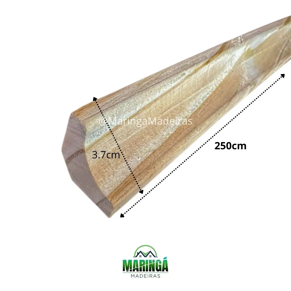 Meia Cana de Pinus Natural